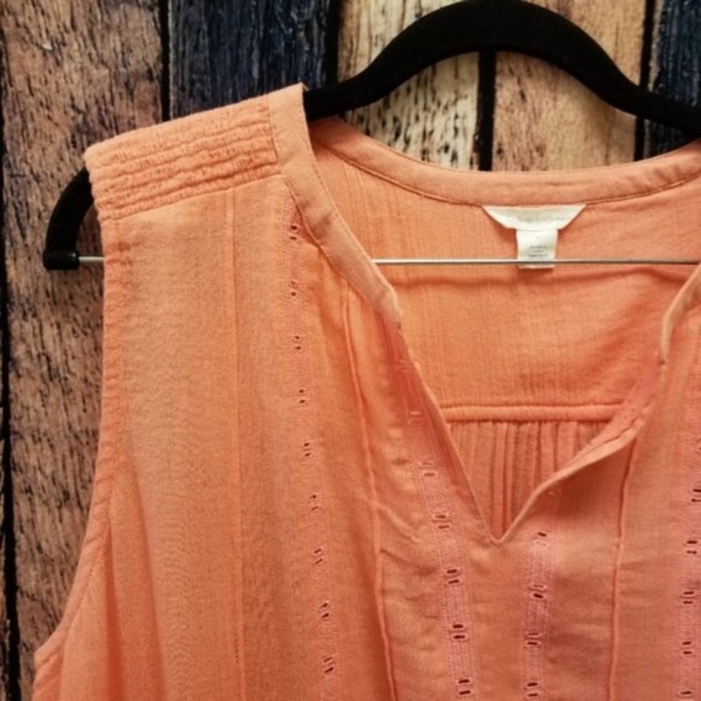 Caslon Light Coral Tank